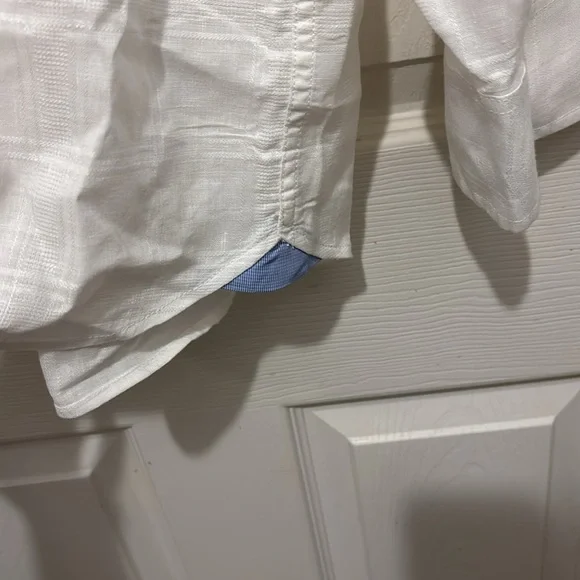 Tommy Bahama White Men's Shirt - Picture 4 of 6